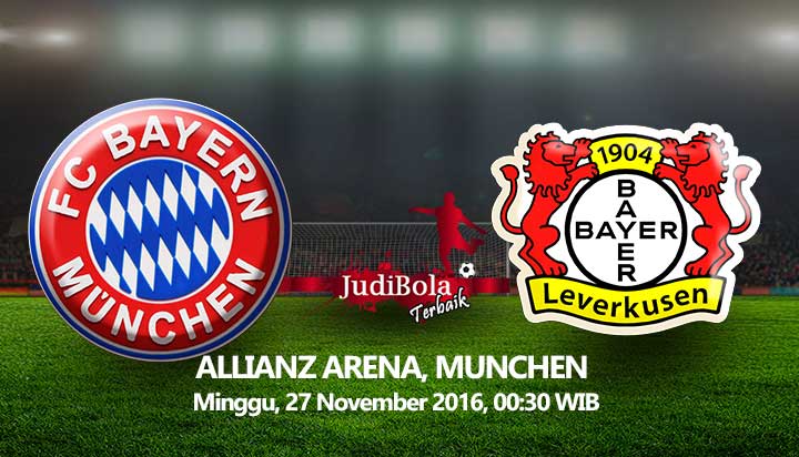 Prediksi Bayern Munich vs Bayer Leverkusen 27 November 2016