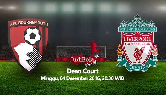 Prediksi Bola AFC Bournemouth vs Liverpool 4 Desember 2016