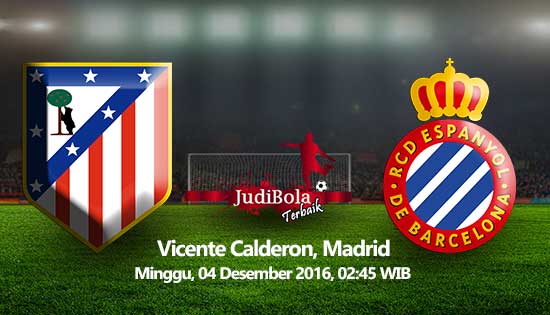 Prediksi Atletico Madrid vs Espanyol 4 Desember 2016