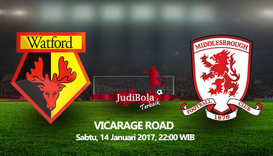 Prediksi Watford Vs Middlesbrough 14 Januari 2016